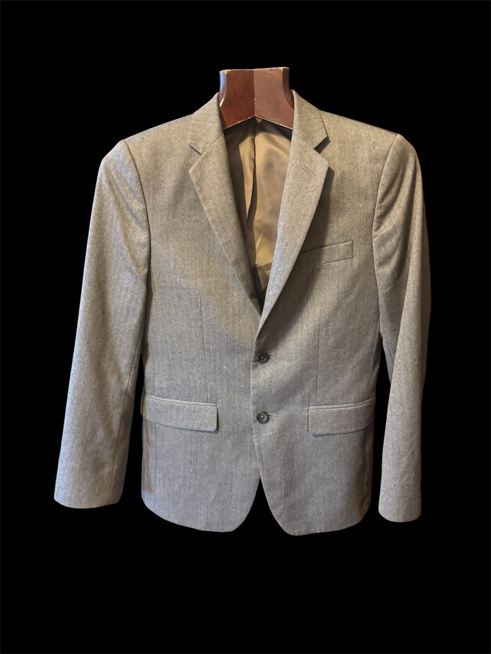 Banana Republic slim fit Light Gray Two-Button Sport Coat size 38 S